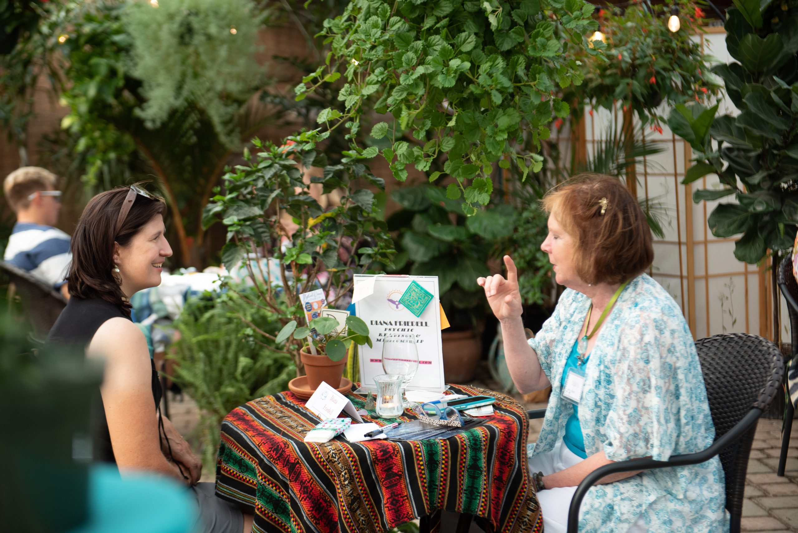 Diana Friedell giving a Psychic Reading