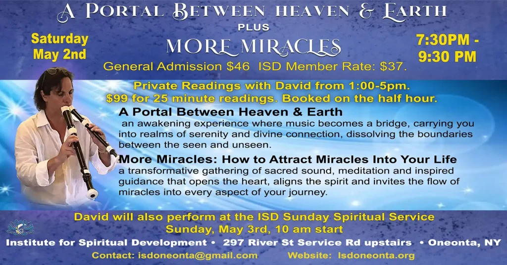 David Young Private Readings and Concert May 2 2006