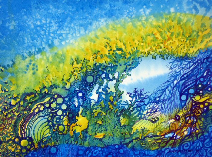 Sharon Farber's painting "Passage"